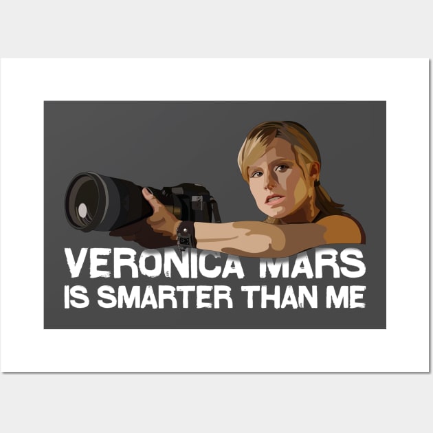 Veronica Mars with eher camera Wall Art by AO01